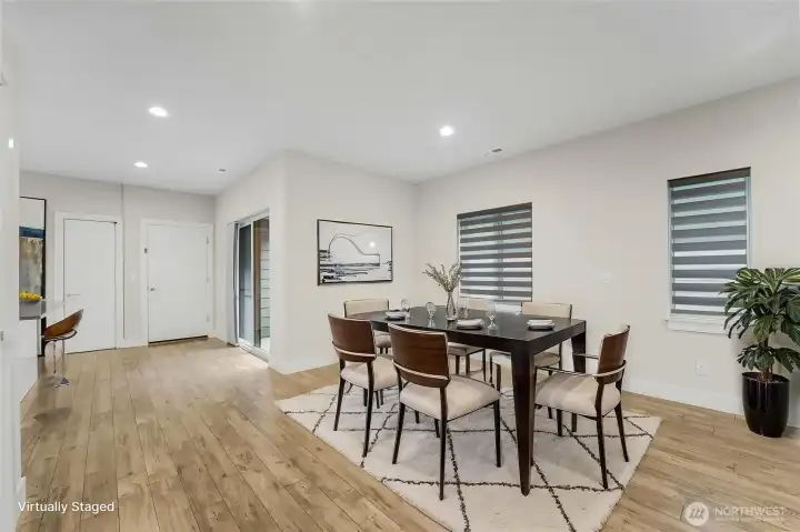 Light and bright open floorplan