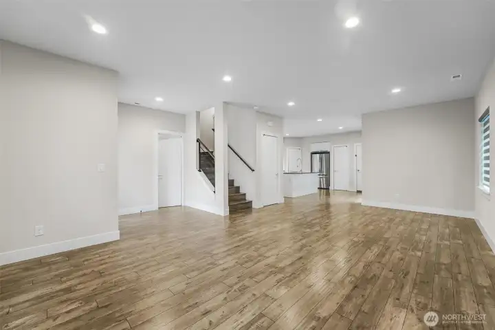 Architectural interior doors w/quarter turn door levers