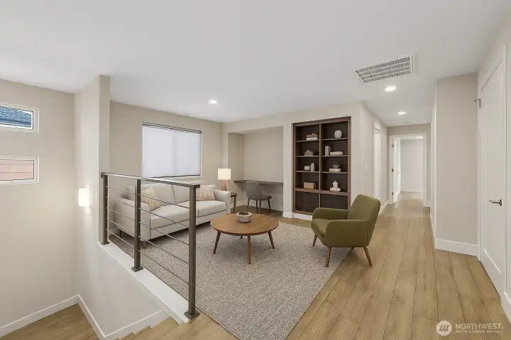 The Bonus loft is perfect place is the perfect spot for movie night or relaxing!