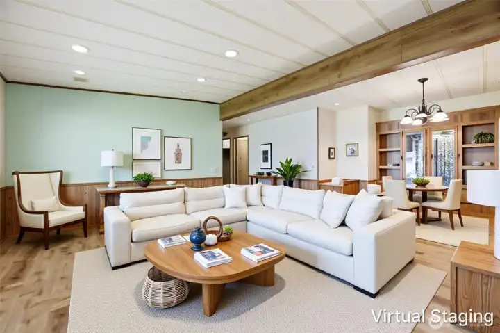~Virtually Staged Living Room ~