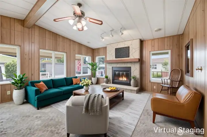 ~Virtually Staged Family Room~