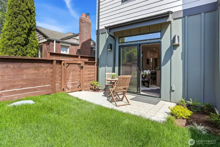 Fully fenced yard Fully fenced yard