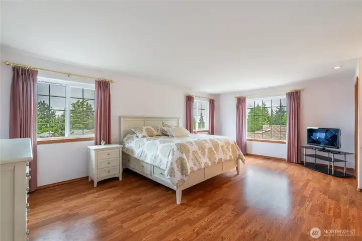 Second Floor: Primary Bedroom with ensuite.