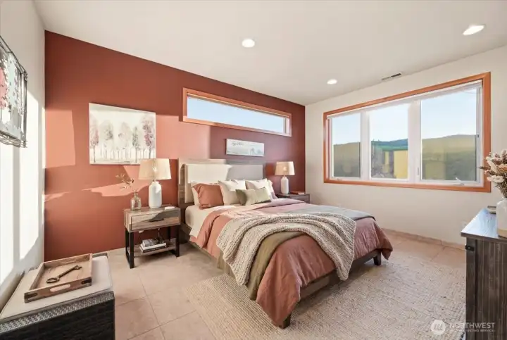 Virtually Staged Casita Bedroom
