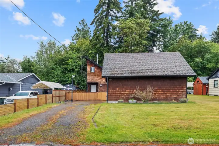 Plenty of room for vehicles, toys, guests, and weekend projects.