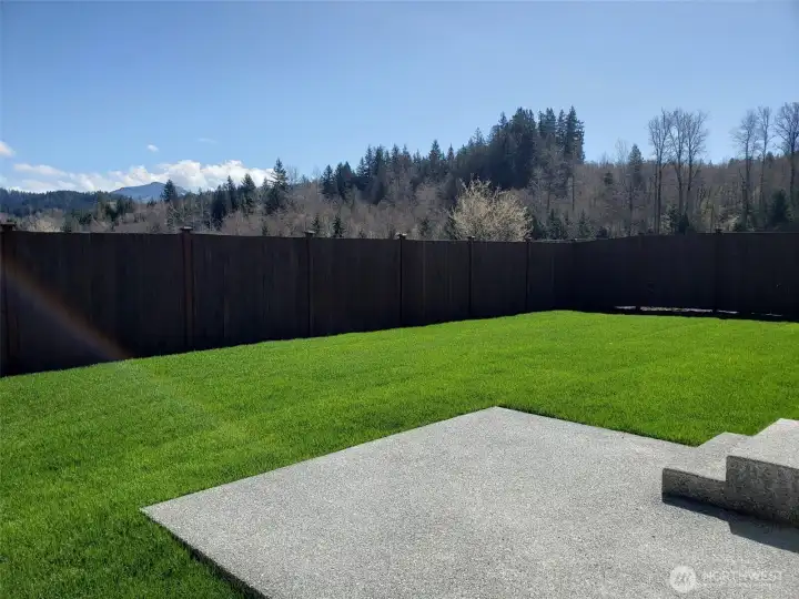 Large fully landscaped and fully fenced yards. Actual home is under construction. Size, topography, and landscaping may vary. See site agent for details.