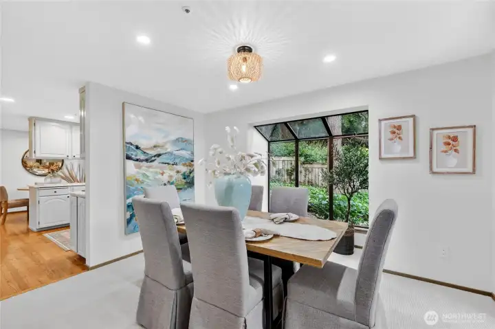 Opens to expansive deck! Opens to expansive deck!