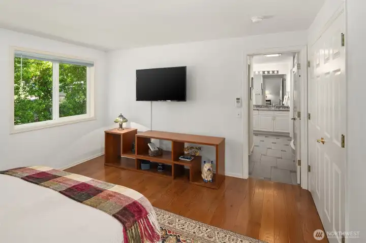 Primary Ensuite with Walk In Closet and 5 piece Bath