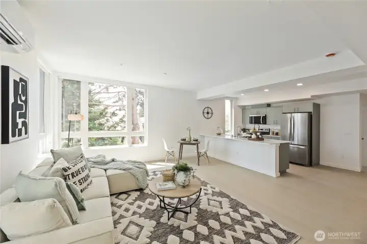 This open concept living is great for entertaining
