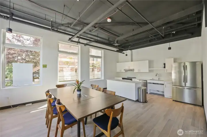 Sleek community room