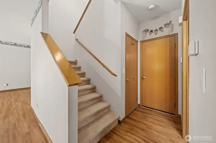 Let's head upstairs. Let's head upstairs.