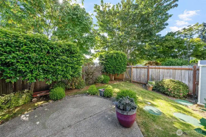 Patio and landscaping make this yard the perfect backyard retreat! Patio and landscaping make this yard the perfect backyard retreat!