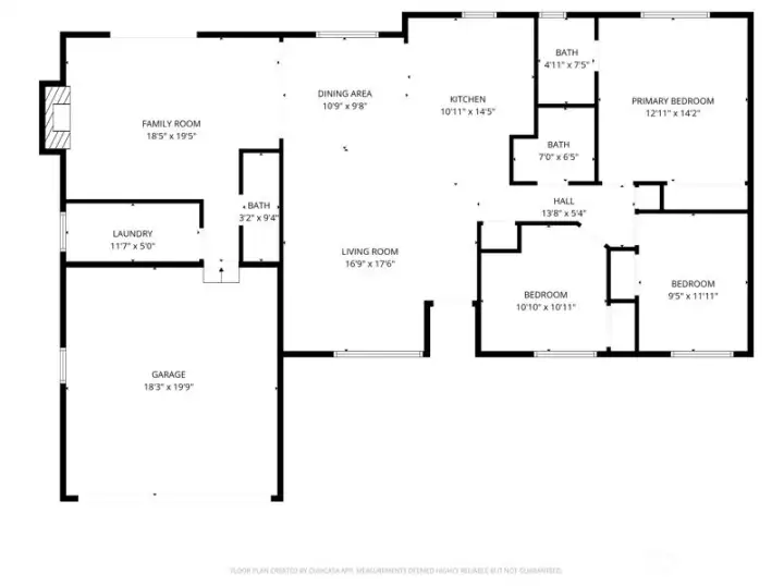 A schematic of the floorplan. A schematic of the floorplan.