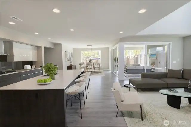 Great Room - Virtually Staged