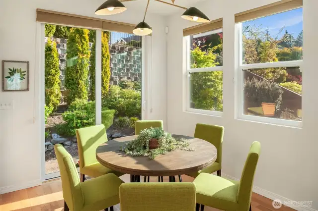 Delightful dining space for meals and making memories.