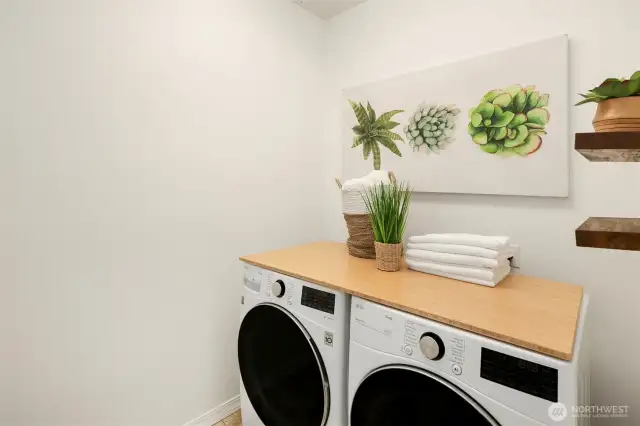 Laundry room - washer and dryer will remain
