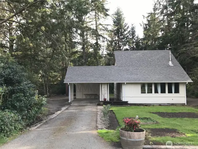 Covered Front Entrance
