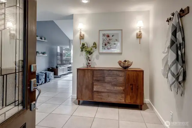Inviting entry way