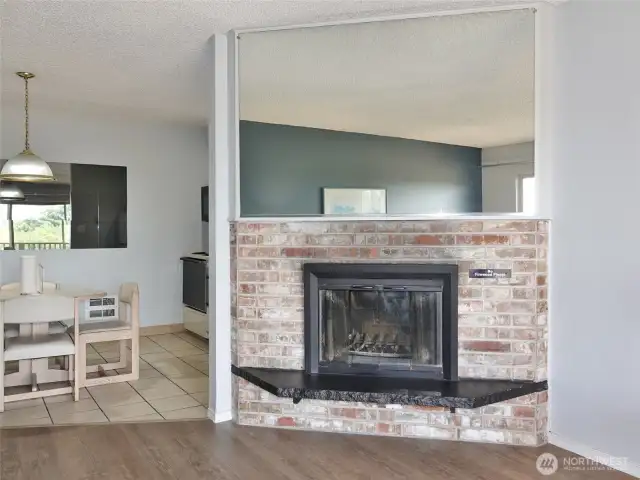 Presto-log Fireplace.