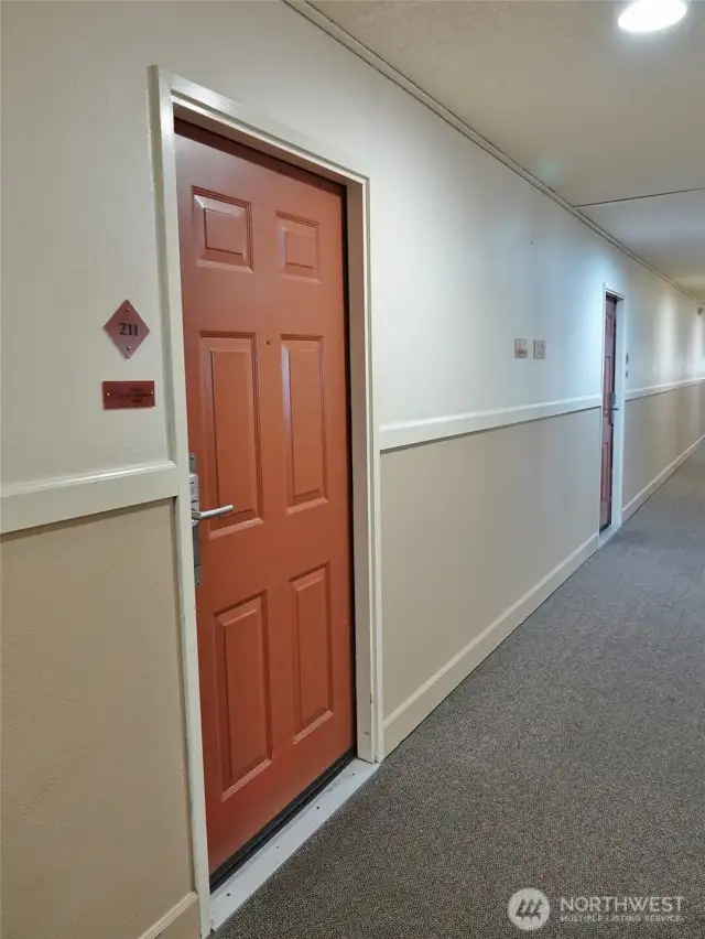 Entry into Unit #211.