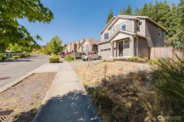 Street view highlighting the home's prime location.