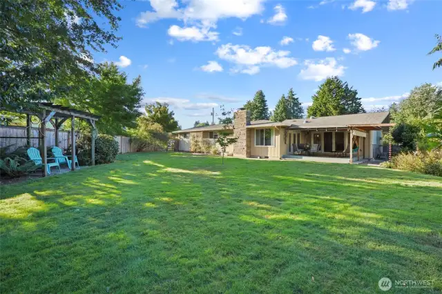Larger than expected, this lot is nearly 1/4 acre!