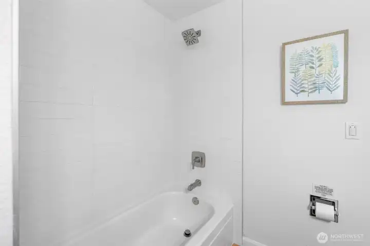 Bathroom 2 Shower and Bathtub
