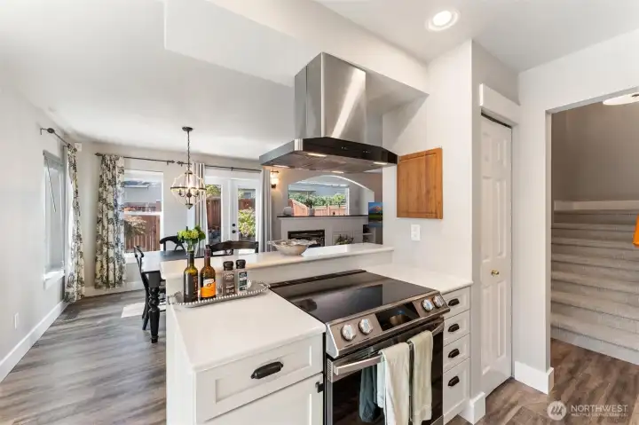 Kitchen and bar