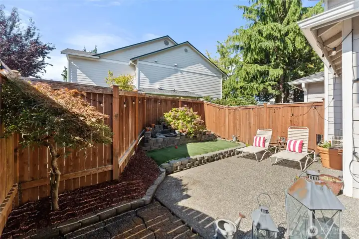 Private patio