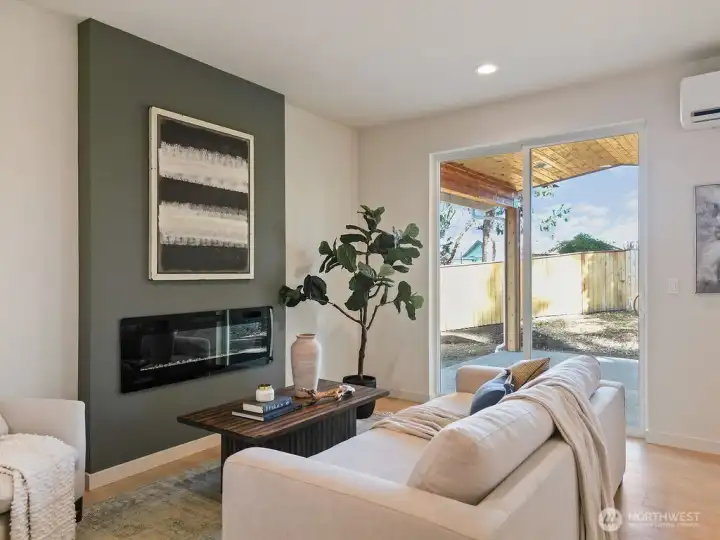 Cozy Fireplace in Great Room