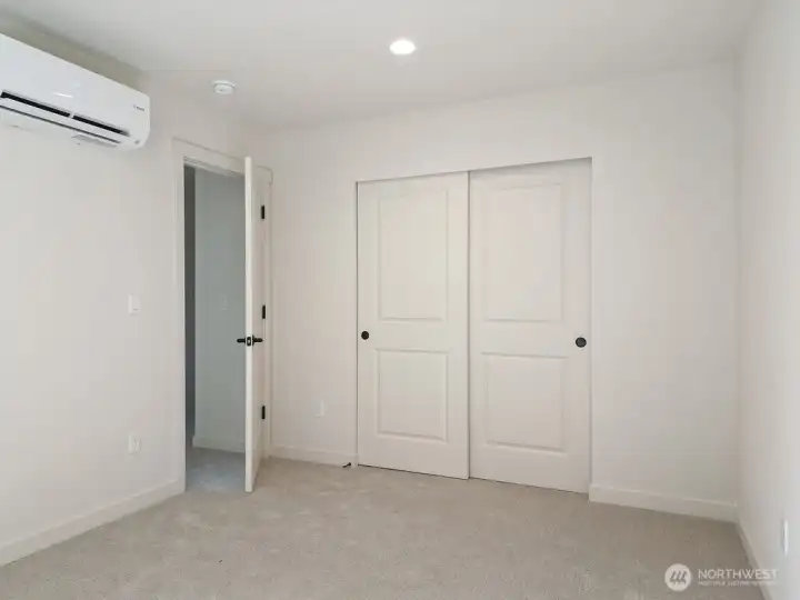 Each bedroom has mini split for year around comfort.