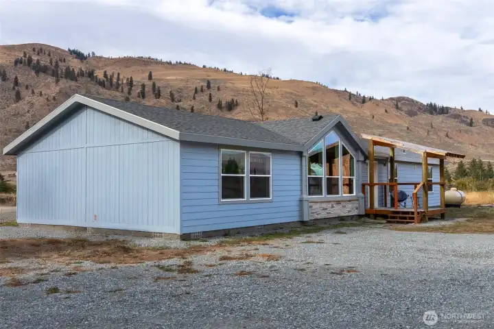 Exterior of the home.