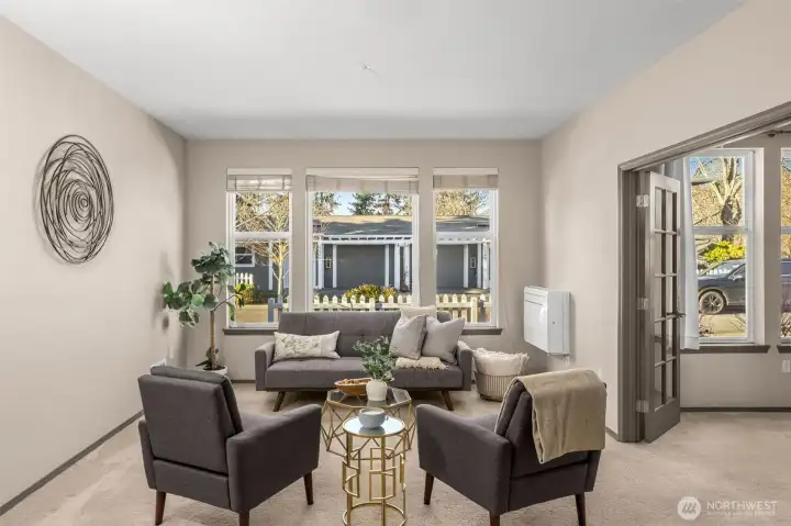 Family room has space for everyone