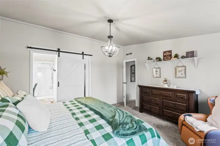 Private bath off of primary.