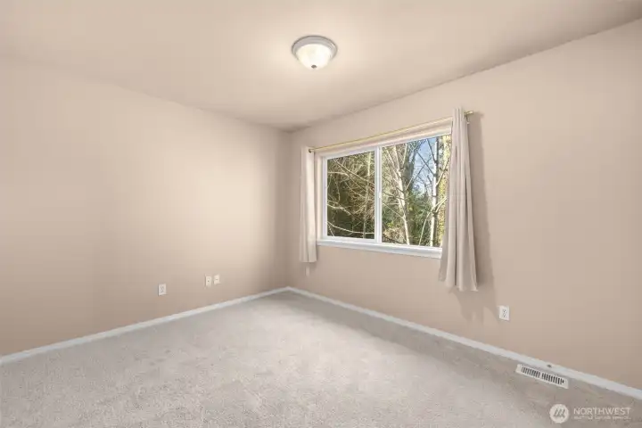 Bedroom with territorial view.