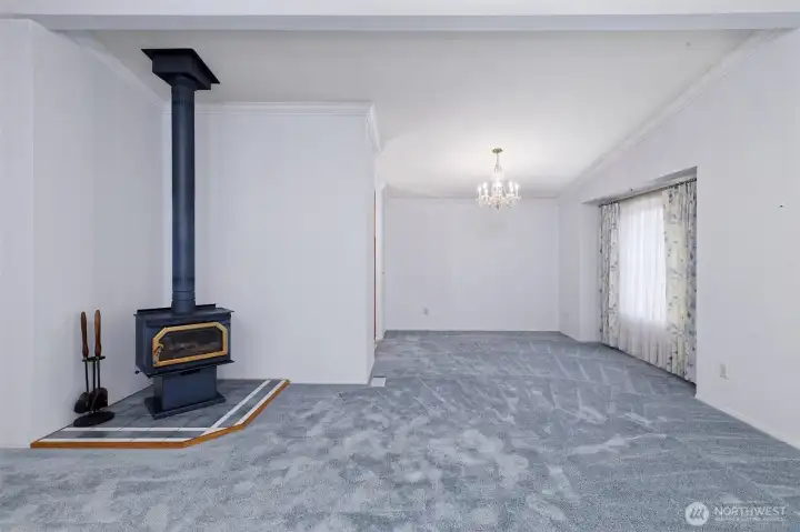 Wood stove has not been used by this seller in the 12 years they lived there.