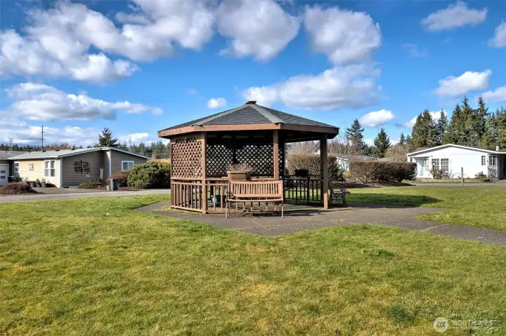 Community gazebo for gatherings