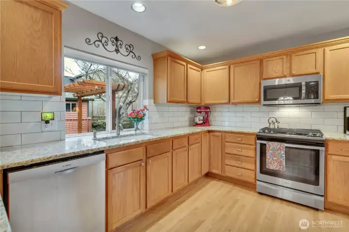 All appliances stay.