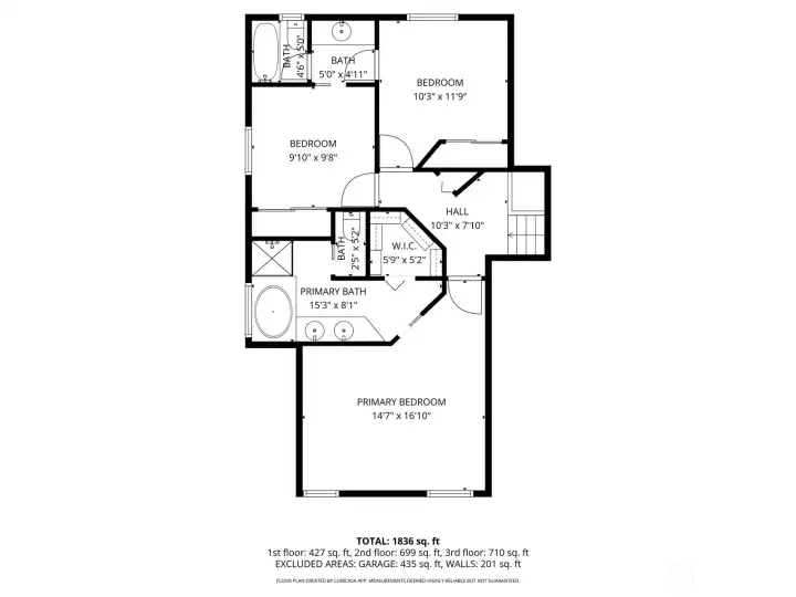 Upper Level Floor Plan