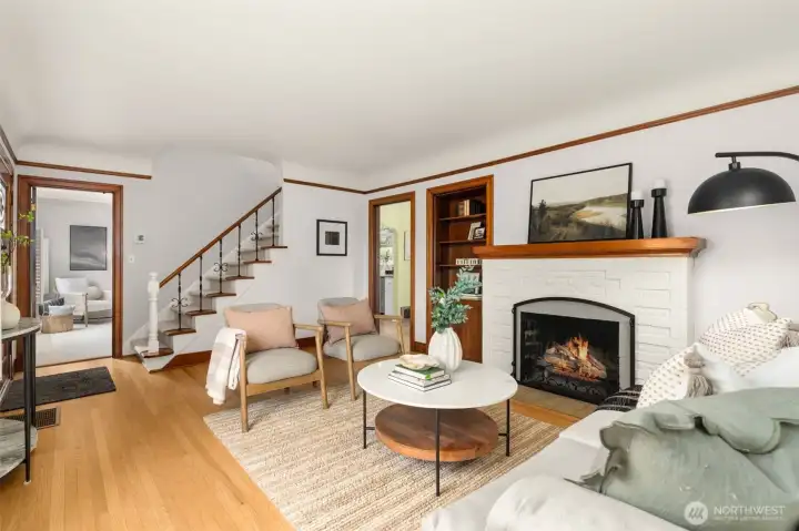 Room for everyone.  Great entertaining space.