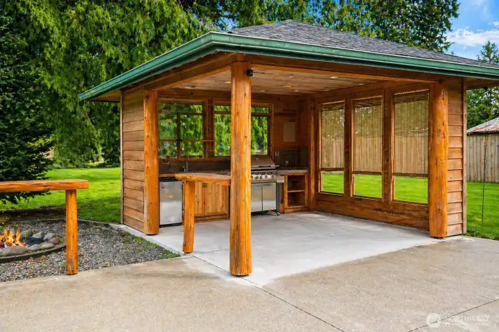 A great place to host backyard parties A great place to host backyard parties