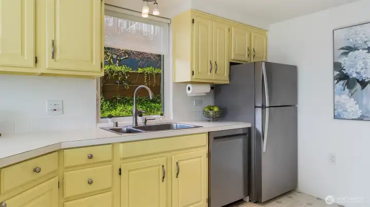 Newer stainless steel appliances