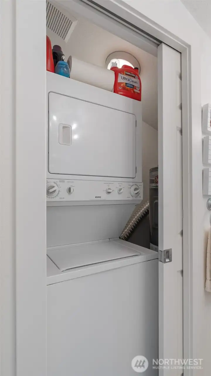 Washer/dryer is located in Bedroom #2 ensuite bath