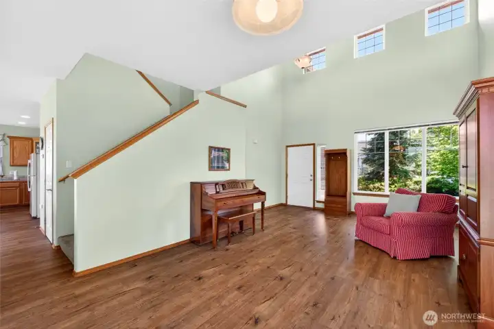 Looking back towards the front door.