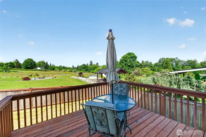 Look at that stunning, private view from your back deck!