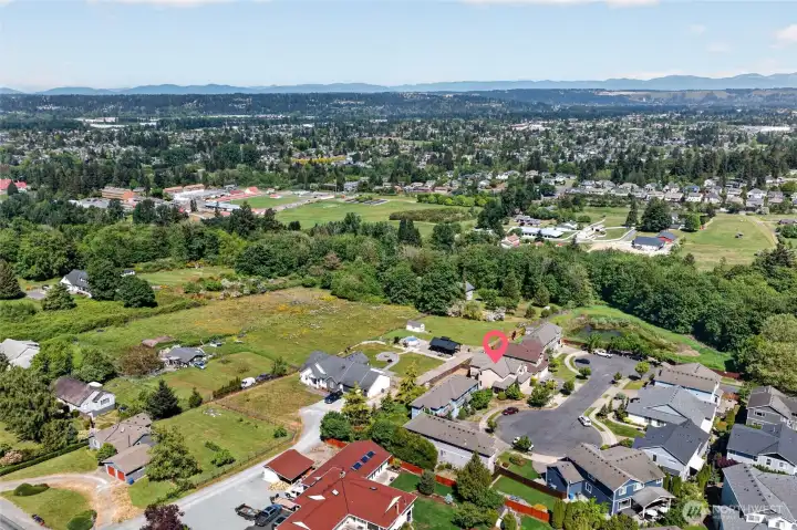 This home is perfectly positioned above Downtown Puyallup.