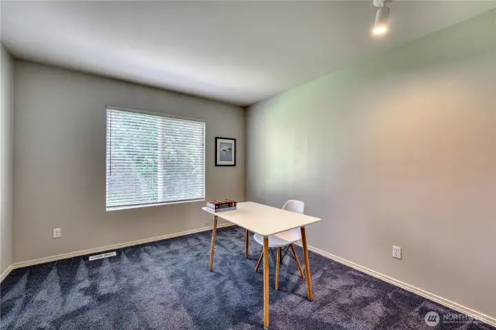 Upper level floor 3 room can be used as either bedroom 2 or home office. Upper level floor 3 room can be used as either bedroom 2 or home office.
