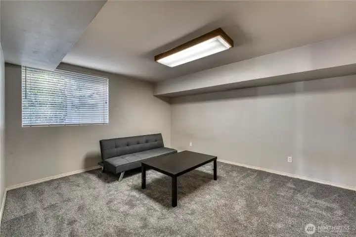Lower level floor 1 Bonus room. Can be used for entertainment, gaming, work outs, or office. Lower level floor 1 Bonus room. Can be used for entertainment, gaming, work outs, or office.