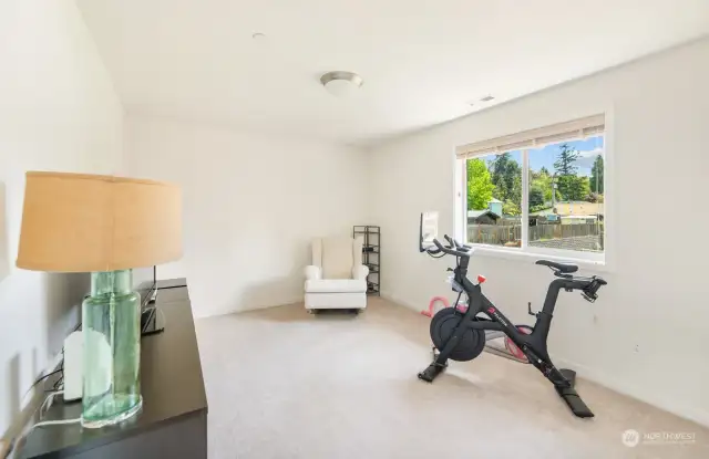 Room #5 also makes the perfect exercise room or in home office