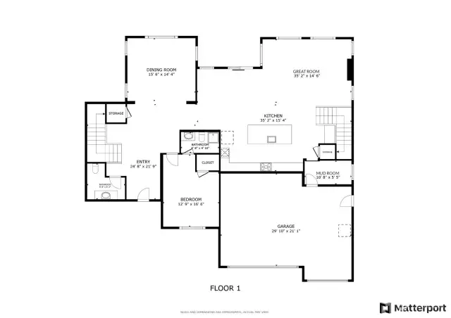 Main Floor Layout (Approximate)